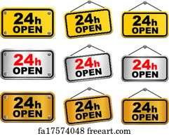 24 hour open stores