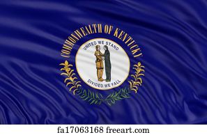 Free art print of Commonwealth of Kentucky - black background | FreeArt ...