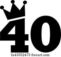Free 40Th Birthday Art Prints and Artworks | FreeArt