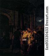 Shop Art Print - A Blacksmith's Shop