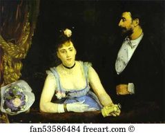 Eva Gonzales Art Print - A Box At The Théâtre Des Italiens