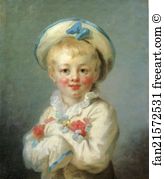1780 Art Print - A Boy As Pierrot