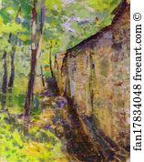 Caucasian Art Print - A Caucasian Study
