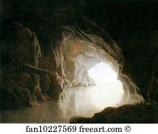 A Cavern Art Print - A Cavern, Evening