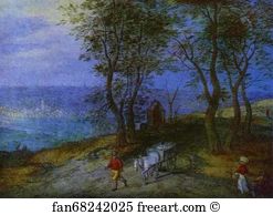 Under Art Print - A Chapel Under The Trees