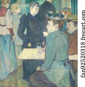 Moulin Art Print - A Corner Of The Moulin De La Galette