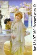 Sir Lawrence Alma Tadema Art Print - A Difference Of Opinion