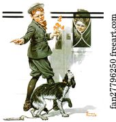 Escape Art Print - A Dog's Day