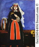 Georgians Art Print - A Georgian Woman With Tambourine