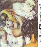 Oil On Canvas Private Collection Art Print - A Hat With A Pin