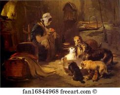 Breakfast Art Print - A Highland Breakfast