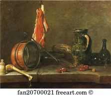 1731 Art Print - A "lean Diet" With Cooking Utensils