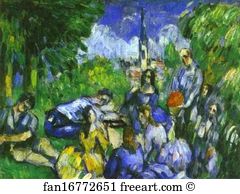 Grass Art Print - A Lunch On Grass
