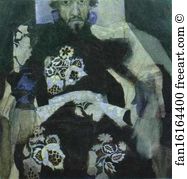 Whitewash On Paper The Museum Of Russian Art Art Print - A Man In A Russian Old-Style Costume
