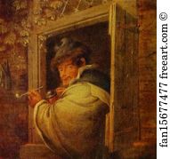 Savitsky Art Print - A Man In The Window