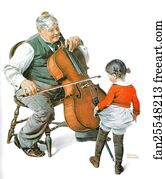 Grandpa Art Print - A Meeting Of Minds