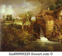 Mills Art Print - A Mill At Gillingham In Dorset (Parham's Mill)
