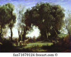 France Deposit From Louvre Art Print - A Morning. Dance Of The Nymphs