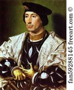 Nobleman Art Print - A Nobleman (Adolphe Of Burgundy? )