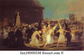 Fernando Art Print - A Procession Of Flagellants