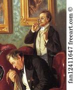 A Reading Art Print - A Reading. Detail