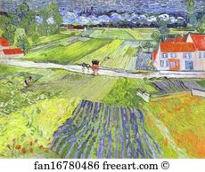 Moscow Art Print - A Road In Auvers After The Rain