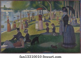 La Art Print - A Sunday On La Grande Jatte