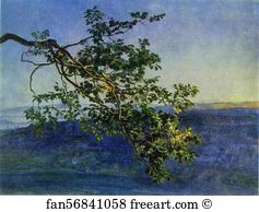 1840s Oil On Paper The Tretyakov Gallery Art Print - A Tree Branch