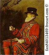 Sir John Everett Millais Art Print - A Yeoman Of The Guard