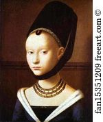 A Young Lady Art Print - A Young Lady