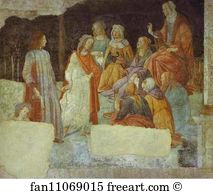 Bee Art Print - A Young Man Being Introduced To The Seven Liberal Arts