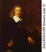 Seated Man Art Print - A Young Man Seated At A Table