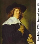 Glove Art Print - A Young Man With A Glove