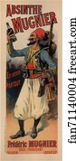 Absinthe Art Print - Absinthe Mugnier