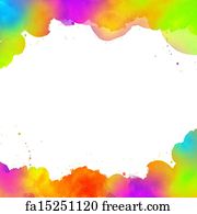 Free art print of Abstract wave watercolor painted background | FreeArt ...