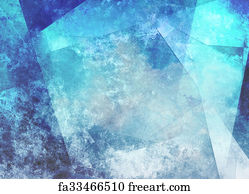 Free art print of Abstract blue painting. Abstract blue painting