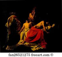 The Lament Art Print - Achilles Lamenting The Death Of Patroclus