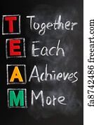 Free art print of Acronym of TEAM. Acronym of TEAM for Together ...