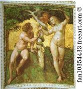 Ceiling Art Print - Adam And Eve (Ceiling Panel)