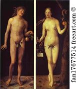 1507 Oil On Panel Museo Del Prado Art Print - Adam And Eve
