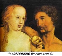 Basel Art Print - Adam And Eve