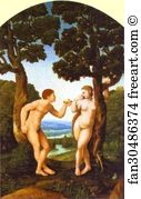 Adam And Eve Art Print - Adam And Eve