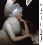 Adam Walker And His Family Detail Art Print - Adam Walker And His Family. Detail
