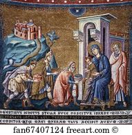 King Of Rome Art Print - Adoration Of The Kings