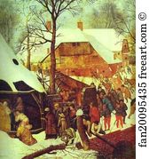 Adoration Of The Magi Detail Art Print - Adoration Of The Magi. Detail