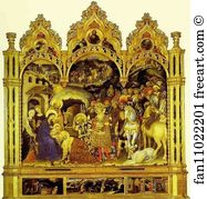 Gentile Da Fabriano Art Print - Adoration Of The Magi. From The Strozzi Chapel In Santa Trinita, Florence