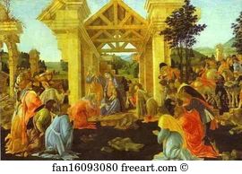 1481 1482 Art Print - Adoration Of The Magi