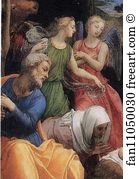 Szepmuveszeti Art Print - Adoration Of The Shepherds. Detail