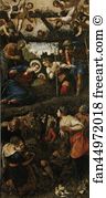1583 Oil On Canvas 432 X 186 Cm Real Monasterio Art Print - Adoration Of The Shepherds