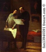 Honoré Daumier Art Print - Advice To A Young Artist
